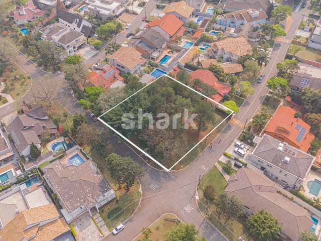 Terreno com 603m², à venda, no bairro Alphaville em Santana de Parnaíba