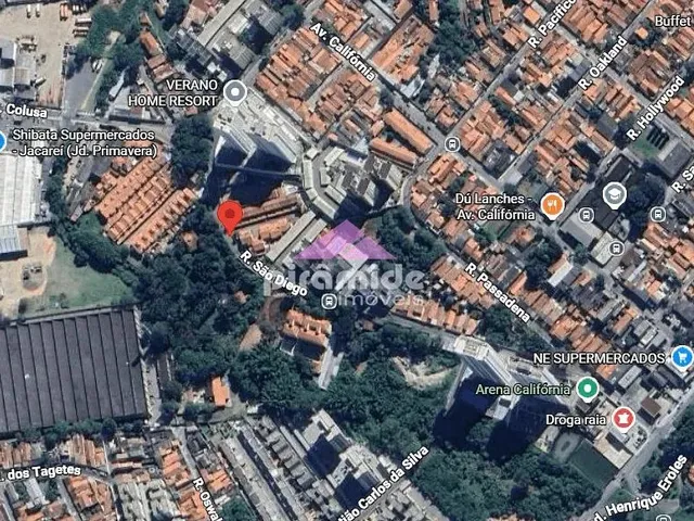 Terreno com 1680m², à venda, no bairro Jardim Califórnia em Jacareí