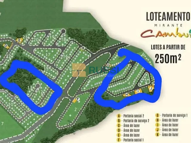 Terreno com 250m², à venda, no bairro Putim em São José dos Campos