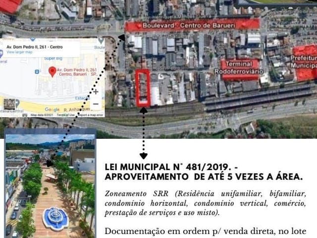 Terreno com 1386m², à venda, no bairro Centro em Barueri