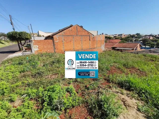 Terreno com 250m², à venda, no bairro Jardim Vitória em Cambé
