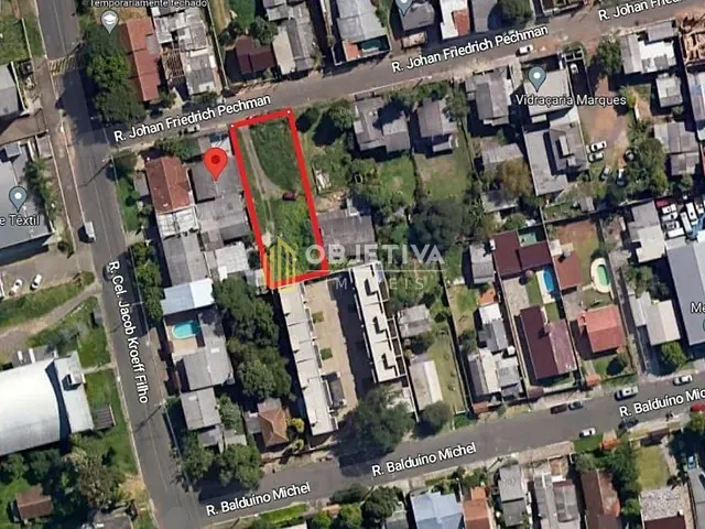 Terreno com 660m², à venda, no bairro Rondônia em Novo Hamburgo