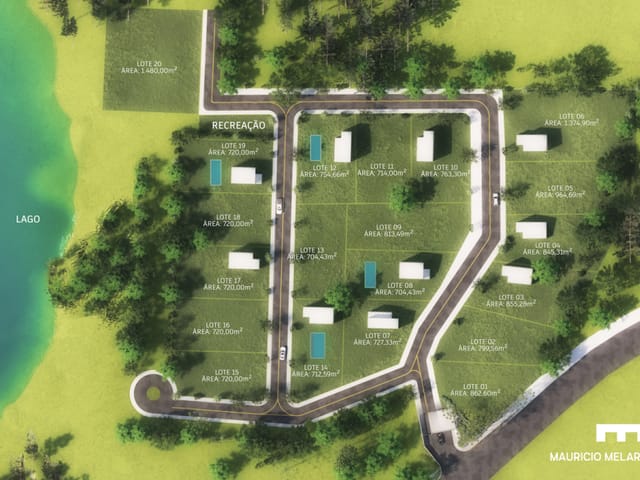 Terreno com 714m², à venda, no bairro Passauna em Curitiba
