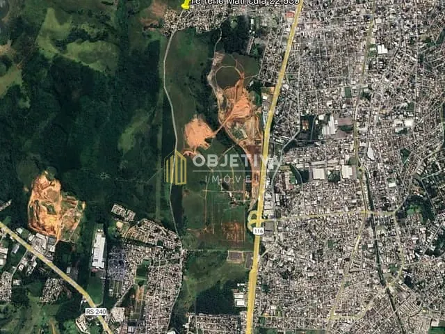 Terreno com 726m², à venda, no bairro Primavera em Novo Hamburgo