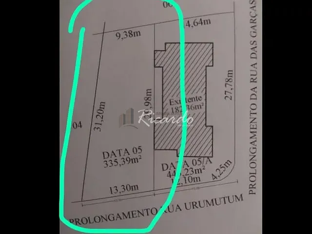 Terreno com 335m², à venda, no bairro Vila Cascata em Arapongas