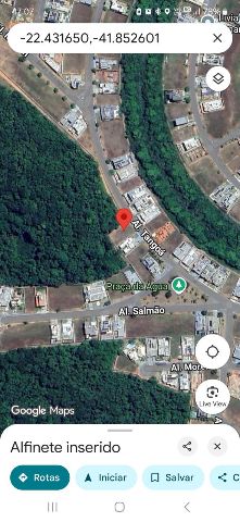 Terreno com 495m², à venda, no bairro Alphaville 2 em Rio das Ostras 