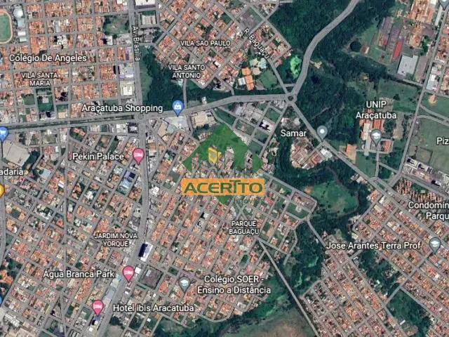 Terreno com 1875m², à venda, no bairro Jardim Nova Yorque em Araçatuba