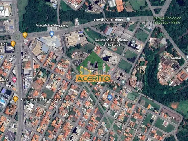 Terreno com 1875m², à venda, no bairro Jardim Nova Yorque em Araçatuba