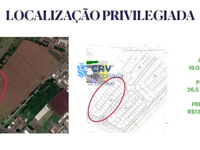 Terreno com 19026m², à venda, no bairro Rodocentro em Londrina
