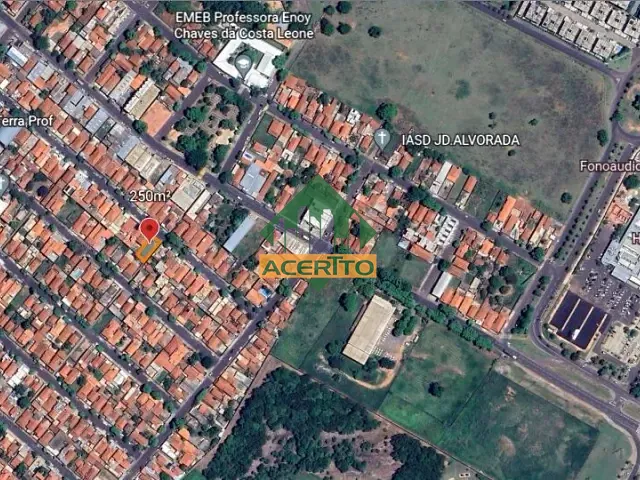Terreno com 250m², à venda, no bairro Alvorada em Araçatuba
