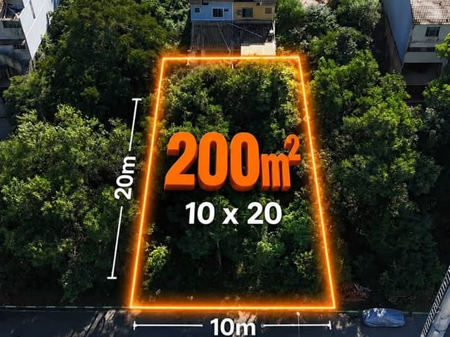 Terreno com 200m², à venda, no bairro Jardim Vitória em Macaé