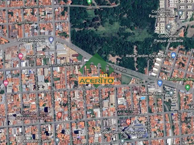 Terreno com 600m², à venda, no bairro Vila Mendonça em Araçatuba