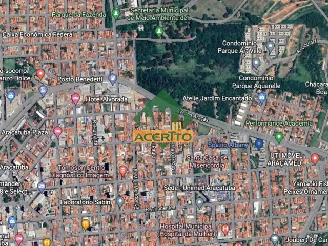 Terreno com 600m², à venda, no bairro Vila Mendonça em Araçatuba