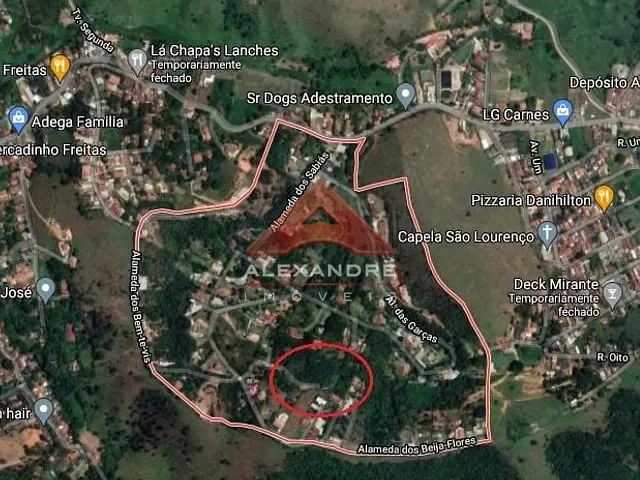 Terreno com 2505m², à venda, no bairro Freitas em São José dos Campos