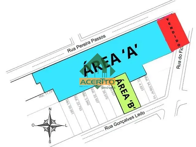 Terreno com 5306m², à venda, no bairro Santana em Araçatuba