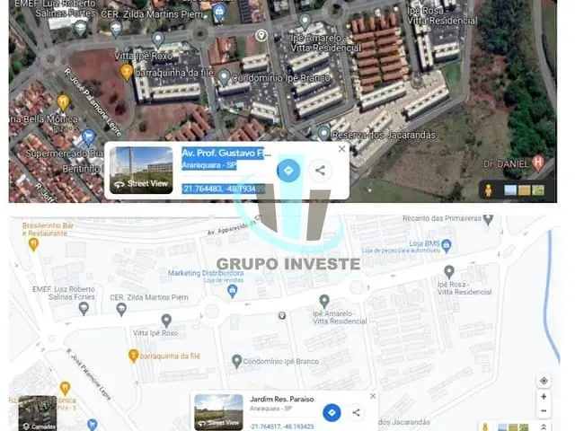 Terreno com 722m², à venda, no bairro Jardim Residencial Paraíso em Araraquara