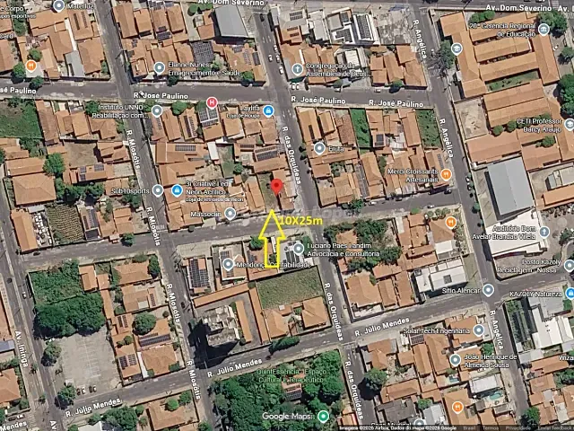 Terreno com 250m², à venda, no bairro Fátima em Teresina