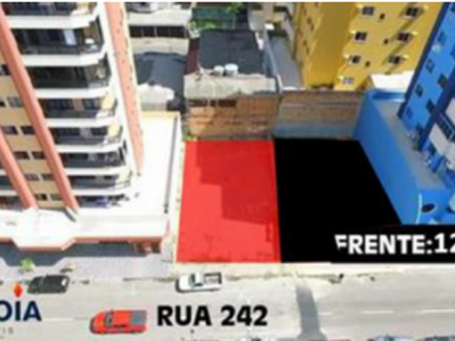 Terreno com 252m², à venda, no bairro Meia Praia em Itapema