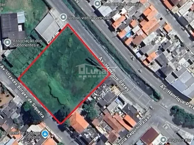 Terreno com 3800m², à venda, no bairro Vila Bernadotti em Mogi das Cruzes