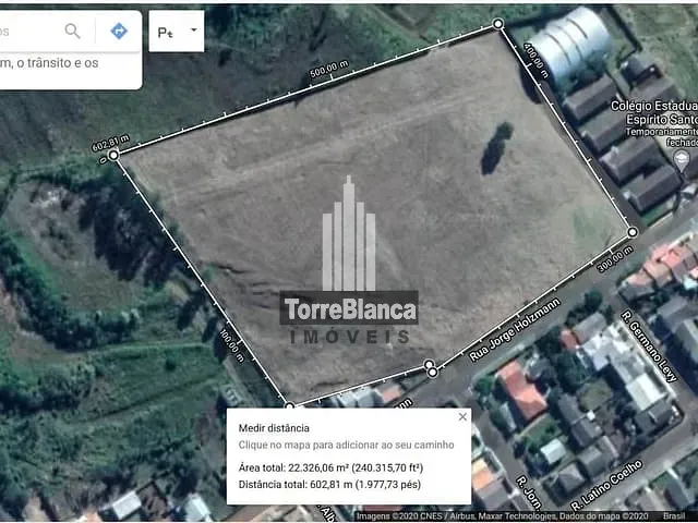 Terreno com 22326m², à venda, no bairro Colônia Dona Luiza em Ponta Grossa