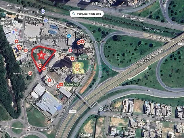 Terreno com 2343m², para alugar, no bairro Jardim Aquarius em São José dos Campos