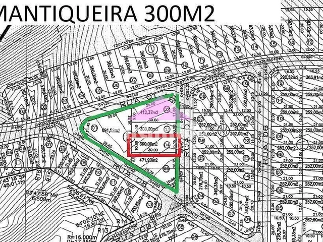 Terreno com 300m², à venda, no bairro Condomínio Residencial Mantiqueira em São José Dos Campos