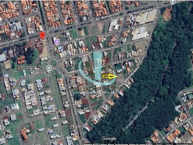 Terreno com 251m², à venda, no bairro Residencial Ravena em Araraquara