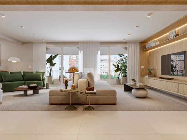 Foto do Apartamento - Apartamento tipo para venda em Jardim América com 4 quartos, sendo 3 suítes, 270m² | Lares e Andares Imóveis