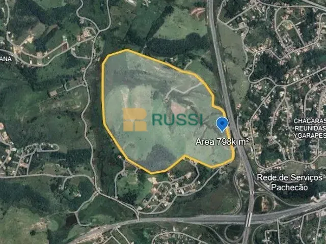 Terreno com 798000m², à venda, no bairro Parque dos Príncipes em Jacareí