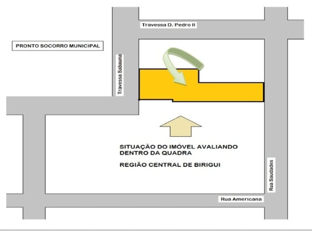 Terreno com 1081m², à venda, no bairro Centro em Birigüi