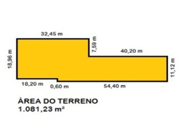 Terreno com 1081m², à venda, no bairro Centro em Birigüi