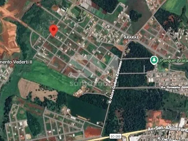 Terreno com 405m², à venda, no bairro Araras em Chapecó