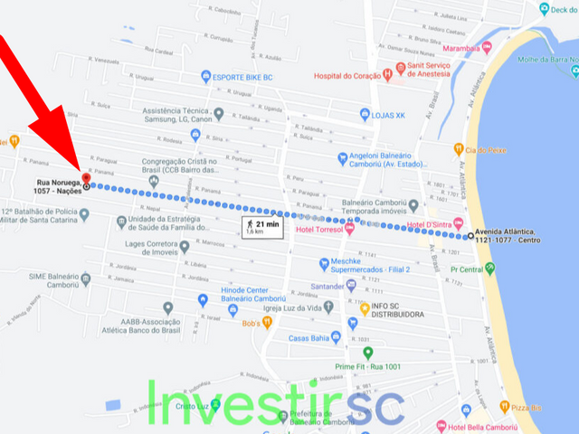 Foto do Terreno - Terreno à venda, Nações, Balneário Camboriú, SC | Interpraias Imóveis