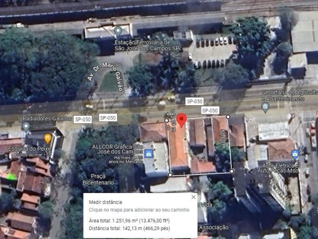 Foto do Terreno - Área à venda, 1246 m² por R$ 3.500.000,00 - Vila Maria - São José dos Campos/SP | RUSSI IMÓVEIS