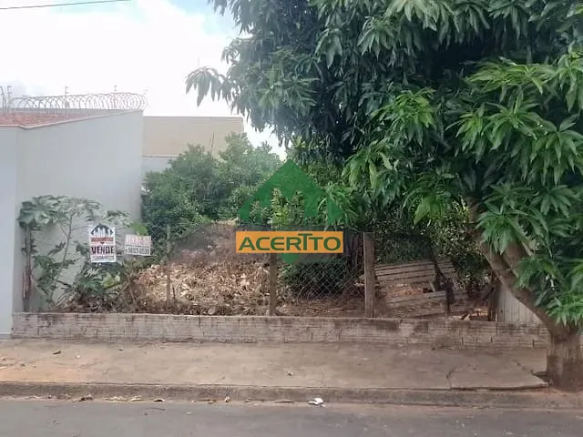 Terreno com 250m², à venda, no bairro Concórdia III em Araçatuba
