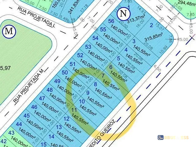 Terreno com 140m², à venda, no bairro AlphaGreen em Campos dos Goytacazes