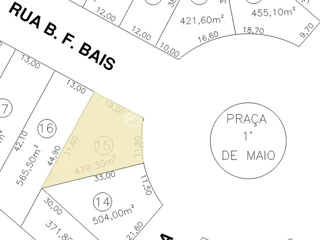 Terreno com 479m², à venda, no bairro Vila Carvalho em Campo Grande