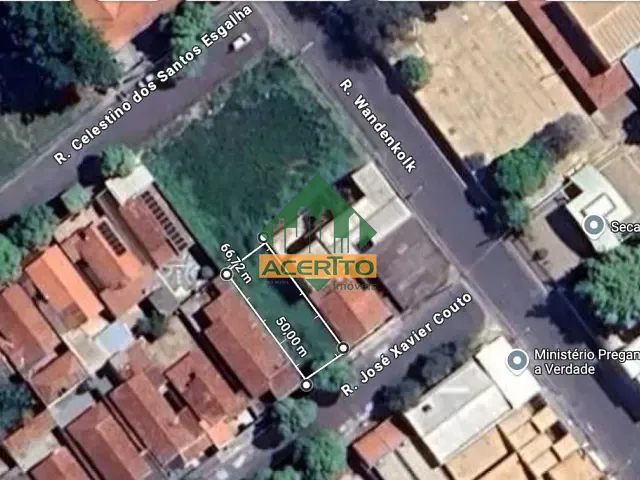 Terreno com 250m², à venda, no bairro Planalto em Araçatuba