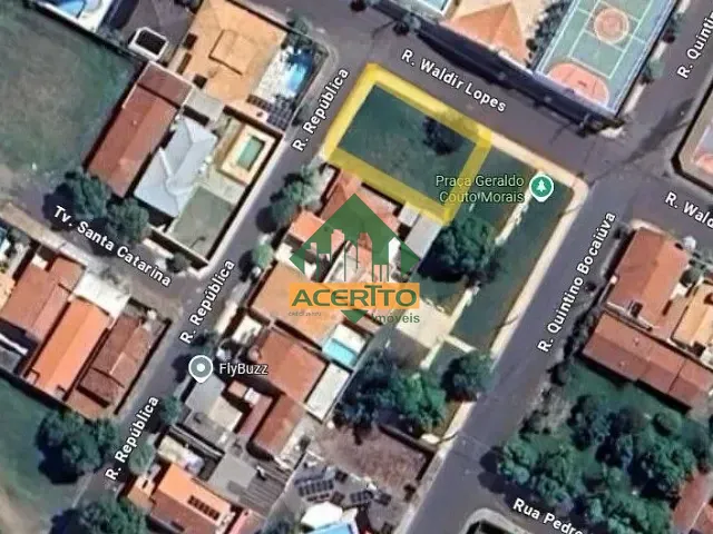 Terreno com 463m², à venda, no bairro Jardim Nova Yorque em Araçatuba