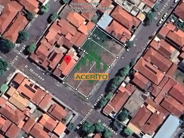 Terreno com 250m², à venda, no bairro Presidente em Araçatuba