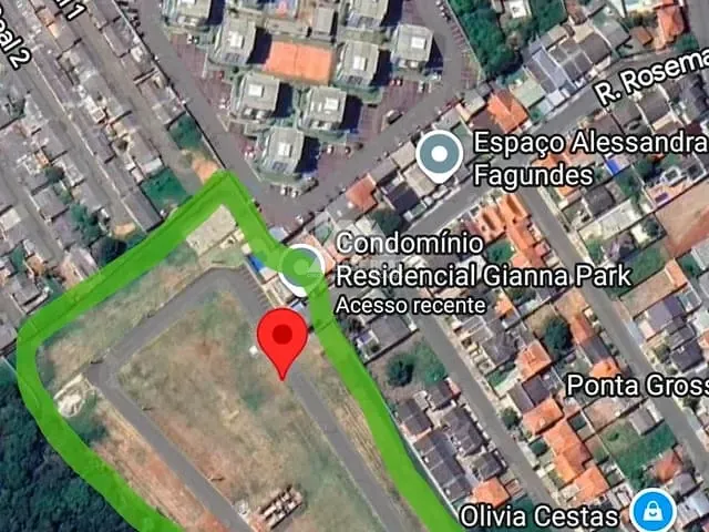 Terreno com 160m², à venda, no bairro Neves em Ponta Grossa