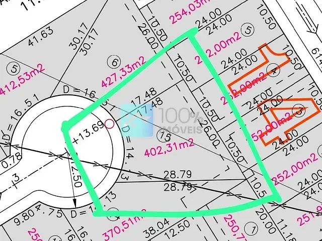 Terreno com 402m², à venda, no bairro Mirante Cambuí em São José dos Campos