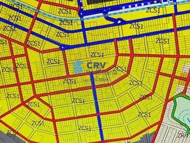 Terreno com 465m², à venda, no bairro Centro em Cambé
