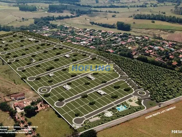 Terreno com 425m², à venda, no bairro Jardim Residencial Portal das Laranjeiras em Corumbataí