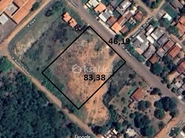 Terreno com 3851m², à venda, no bairro Centro em Anastácio