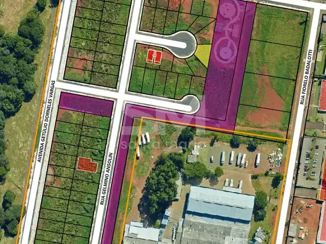 Terreno com 385m², à venda, no bairro Industrial em Chapecó