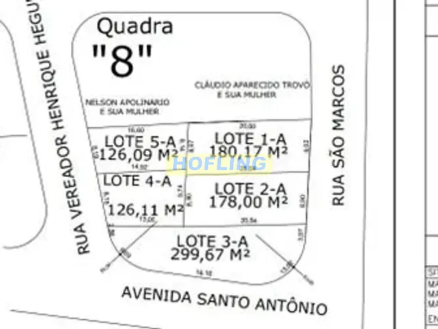 Terreno com 126m², à venda, no bairro Jardim Luciana em Santa Gertrudes