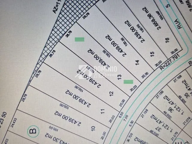 Terreno com 2439m², à venda, no bairro Residencial Mário de Almeida Franco em Uberaba