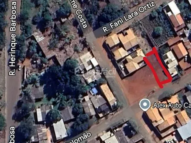 Terreno com 250m², à venda, no bairro Residencial Flores em Campo Grande