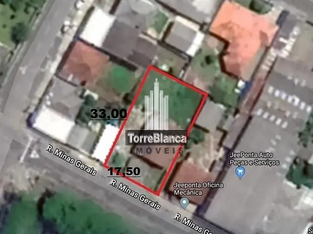 Terreno com 578m², à venda, no bairro Boa Vista em Ponta Grossa